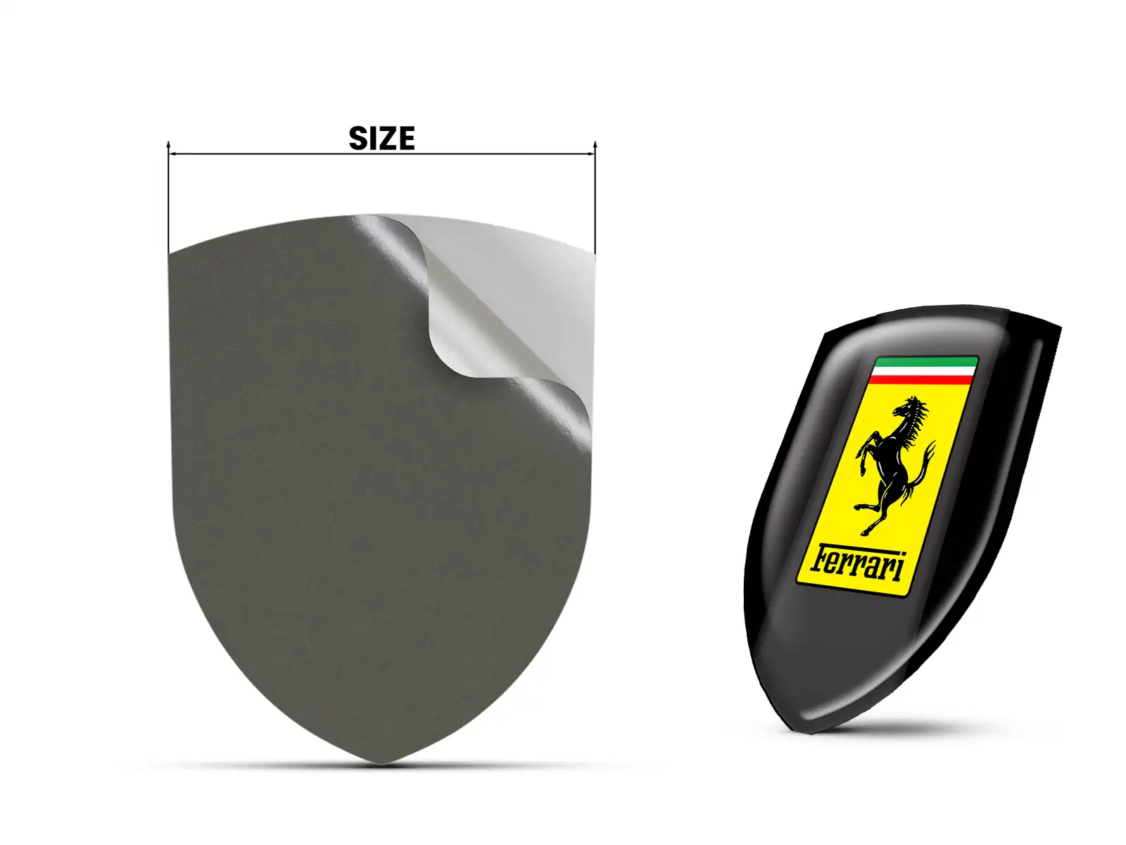 Ferrari Adesivi a Cupola Alta Qualità Professionali Regolabili